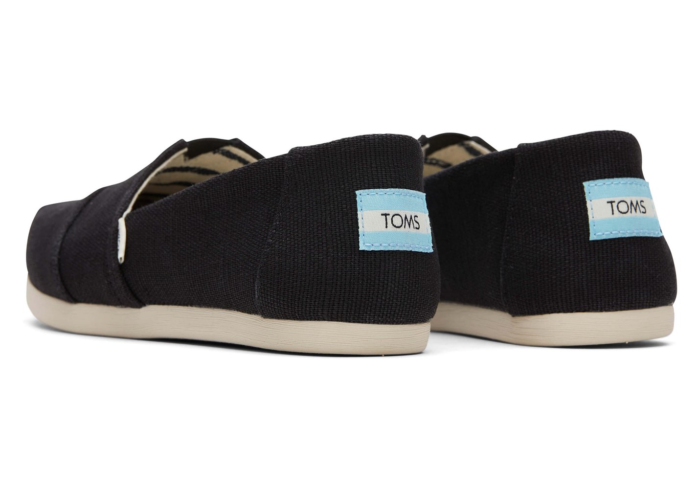 Toms Alpargata Heritage Canvas Espadrille Black - Womens - 05931-FYNA